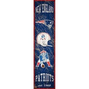NFL Retro Patriots Sign Heritage Throwback 70's Rustic New England Wall Bar